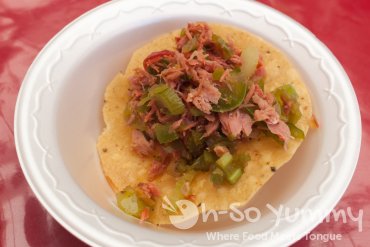Taste of North Park 2014 - smoked marlin at El Comal Taste of North Park 2014 - smoked marlin at El Comal