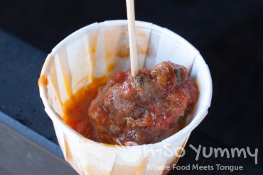 Taste of North Park 2014 - meatball at the Smoking Goat Taste of North Park 2014 - meatball at the Smoking Goat