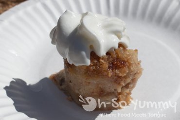 Taste of North Park 2014 - bread pudding at Cardamom Cafe and Bakery Taste of North Park 2014 - bread pudding at Cardamom Cafe and Bakery