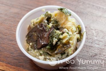 Taste of North Park 2014 - spinach mushroom quiche at Claire de Lune Taste of North Park 2014 - spinach mushroom quiche at Claire de Lune