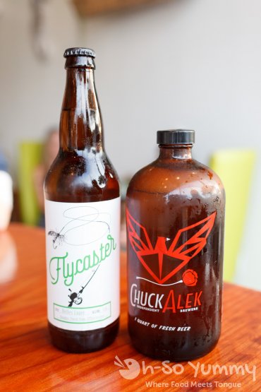 Flycaster beer from Chuck Alek Brewers Flycaster beer from Chuck Alek Brewers