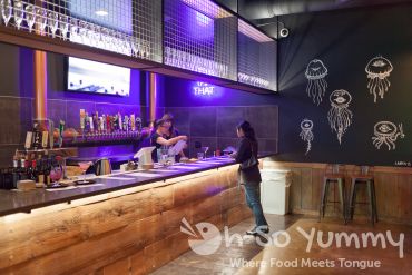Bar area at Trade Winds Tavern gastropub in Convoy Bar area at Trade Winds Tavern gastropub in Convoy
