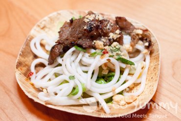 Bun Noodle Salad at Trade Winds Tavern gastropub in Convoy Bun Noodle Salad at Trade Winds Tavern gastropub in Convoy