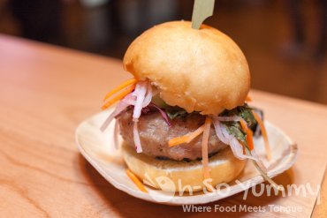 Grilled Pork Slider at Trade Winds Tavern gastropub in Convoy Grilled Pork Slider at Trade Winds Tavern gastropub in Convoy