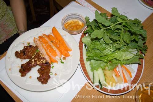 Banh Hoi and Thit Nuong Banh Hoi and Thit Nuong