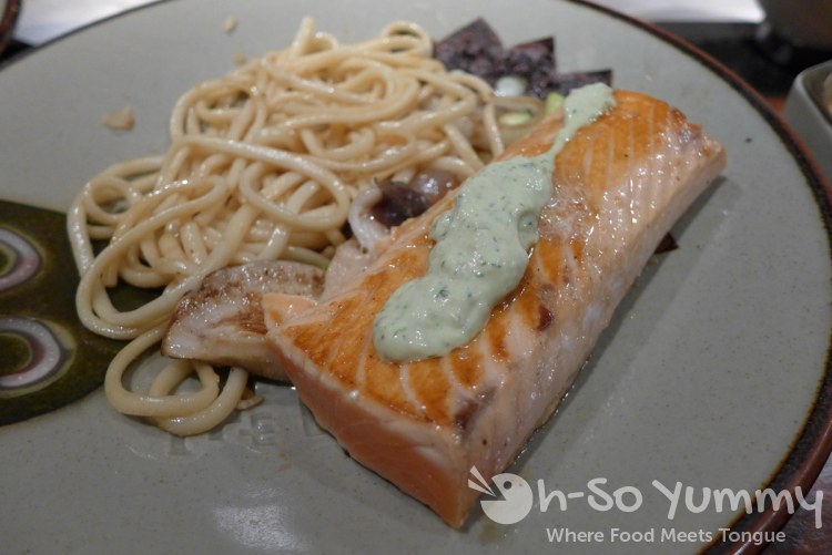 Benihana - Hibachi Salmon with Avocado Tartar Sauce Benihana - Hibachi Salmon with Avocado Tartar Sauce