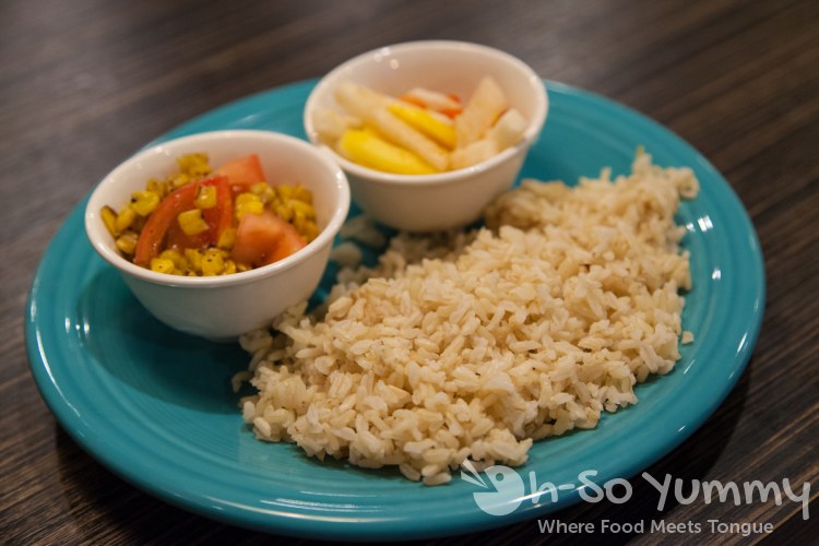 Carin de Ria - brown rice and jicama and charred corn salad Carin de Ria - brown rice and jicama and charred corn salad