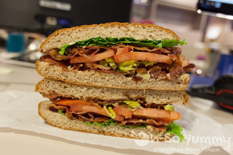 Cine Cafe - BLT Bacon Lettuce Tomato Sandwich Cine Cafe - BLT Bacon Lettuce Tomato Sandwich