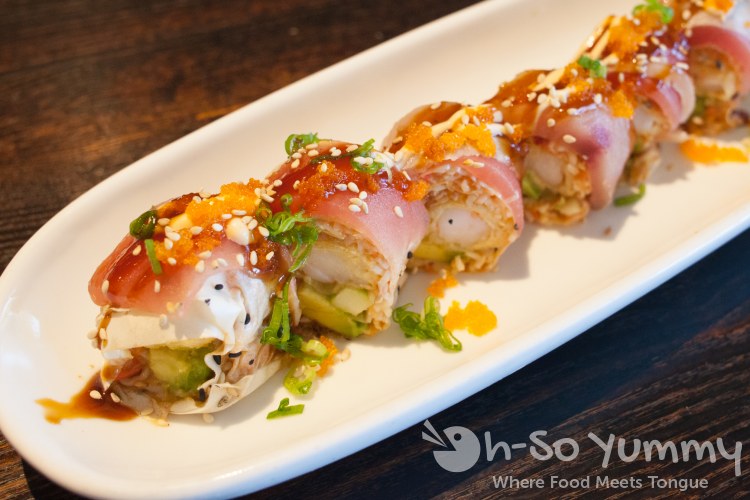 Holiday Roll at EON Sushi in Costa Mesa Holiday Roll at EON Sushi in Costa Mesa