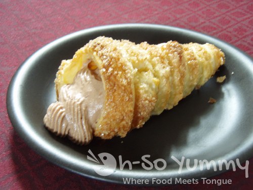 Bavarian Chocolate Cream Horns Bavarian Chocolate Cream Horns