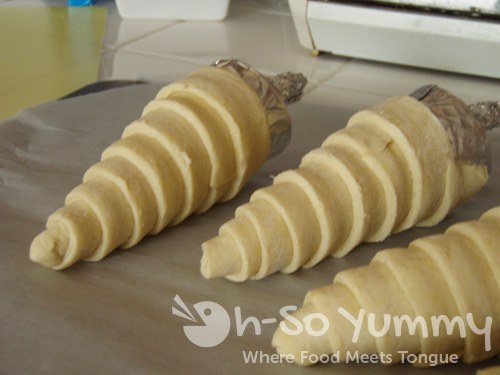 Bavarian Chocolate Cream Horns Bavarian Chocolate Cream Horns