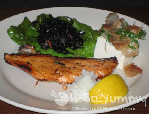 Tajima Japanese Restaurant Miso Flavored Salmon Special Tajima Japanese Restaurant Miso Flavored Salmon Special