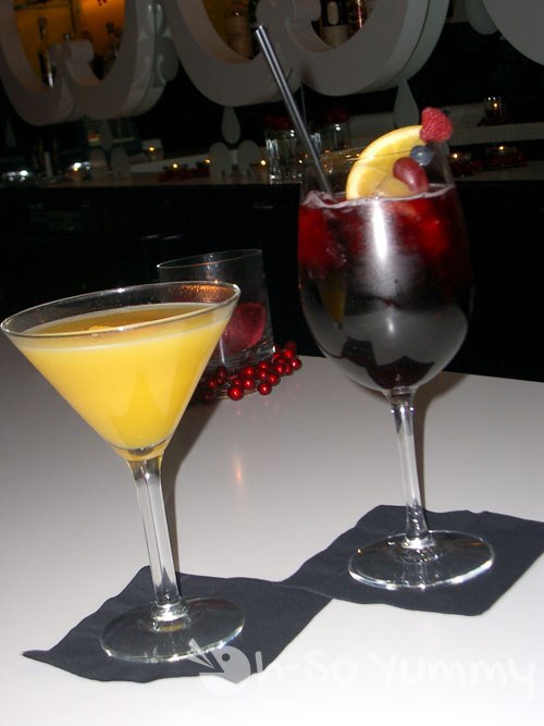 Mango Martini and Dragon’s Blood Sangria Mango Martini and Dragon’s Blood Sangria