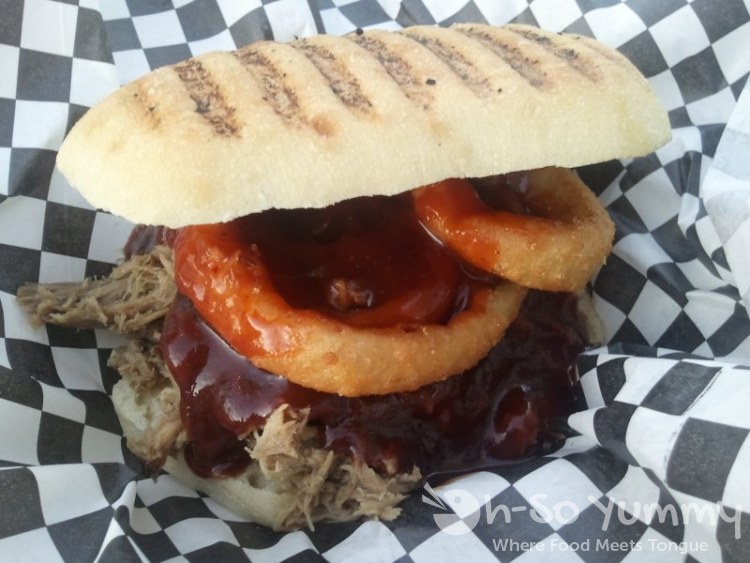 Mad Maui Food Truck - Holy Chipotle pulled pork sandwich Mad Maui Food Truck - Holy Chipotle pulled pork sandwich