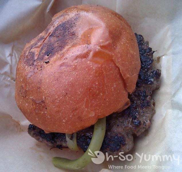 San Diego Food Truck Festival 2011 - Miho Truck bloody mary burger San Diego Food Truck Festival 2011 - Miho Truck bloody mary burger