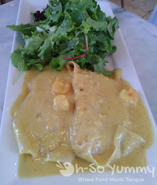 Opera Cafe and Patisserie - seafood ravioli Opera Cafe and Patisserie - seafood ravioli