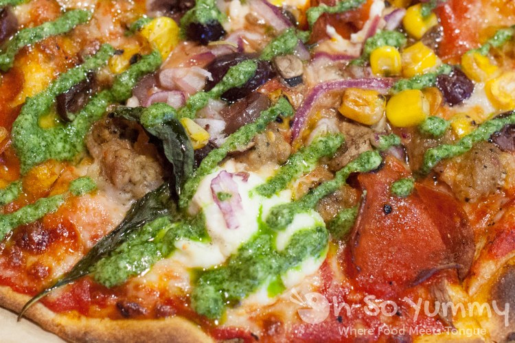 Custom pizza at Pizzanometry Custom pizza at Pizzanometry