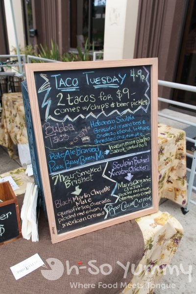 Root Cellar Company chalkboard menu Root Cellar Company chalkboard menu