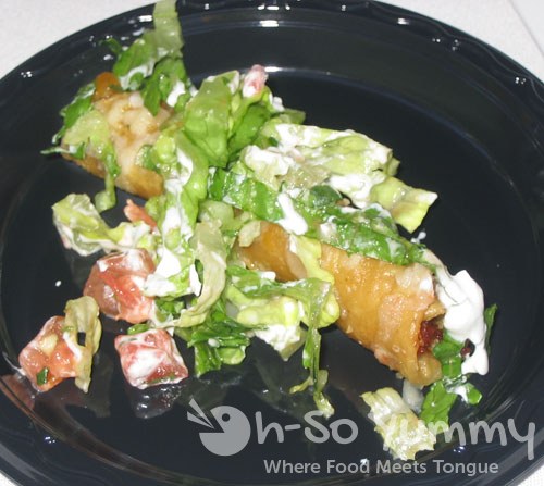 Taste of Downtown San Diego 2011 - La Fiesta Mexican Cuisine taquito Taste of Downtown San Diego 2011 - La Fiesta Mexican Cuisine taquito