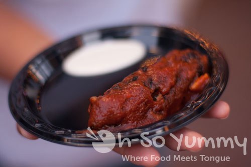 Taste of Downtown 2011 - Lincoln Room chicken wing Taste of Downtown 2011 - Lincoln Room chicken wing