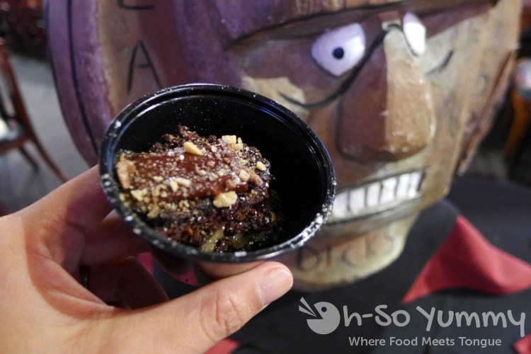 Taste of Downtown 2014 - brownie at Dick's Last Resort Taste of Downtown 2014 - brownie at Dick's Last Resort