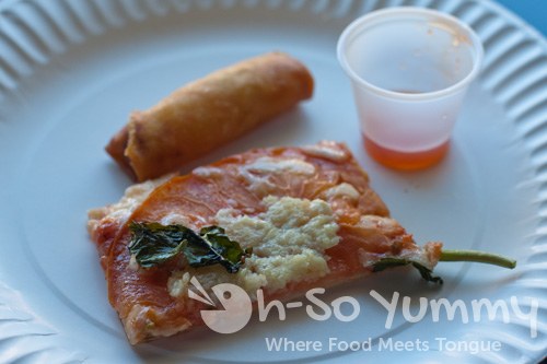 Taste of North Park 2011 - Foundry vegetarian pizza Taste of North Park 2011 - Foundry vegetarian pizza