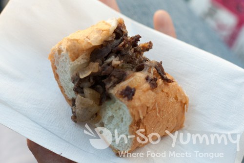 Taste of North Park 2011 - Philly's Grill philly sandwich Taste of North Park 2011 - Philly's Grill philly sandwich