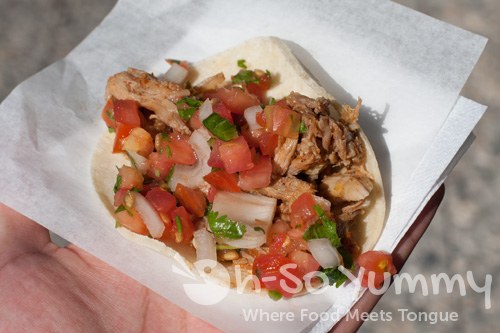 Taste of North Park 2011 - True North Tavern taco Taste of North Park 2011 - True North Tavern taco