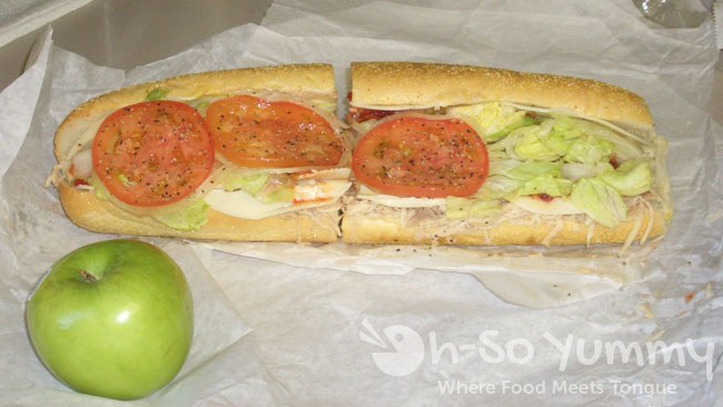 Capriotti’s turkey sub Capriotti’s turkey sub