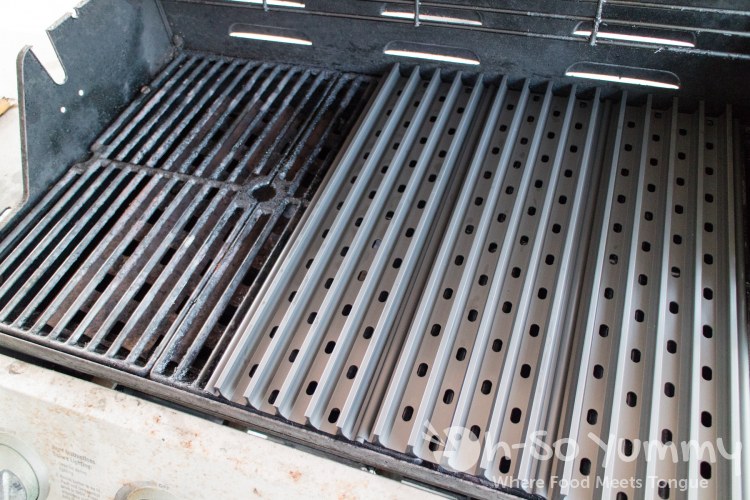 GrillGrate on top of old grates GrillGrate on top of old grates