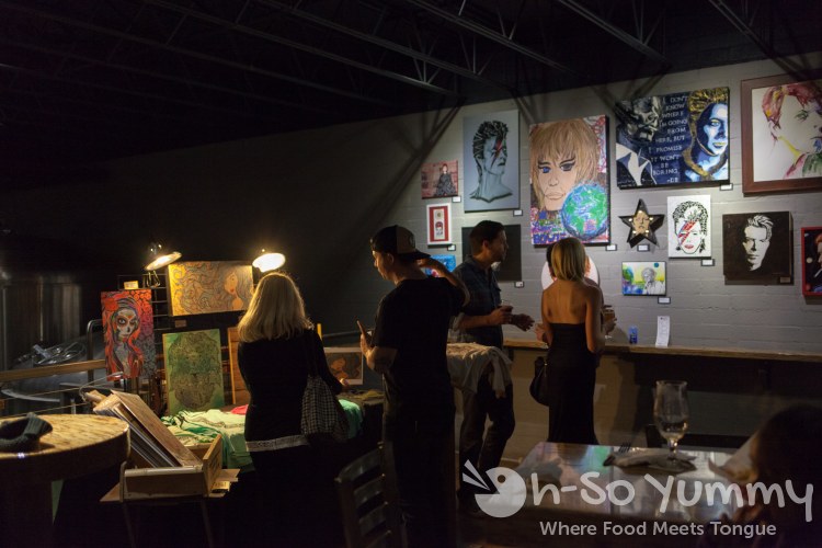 David Bowie tribute at Mike Hess Brewing David Bowie tribute at Mike Hess Brewing