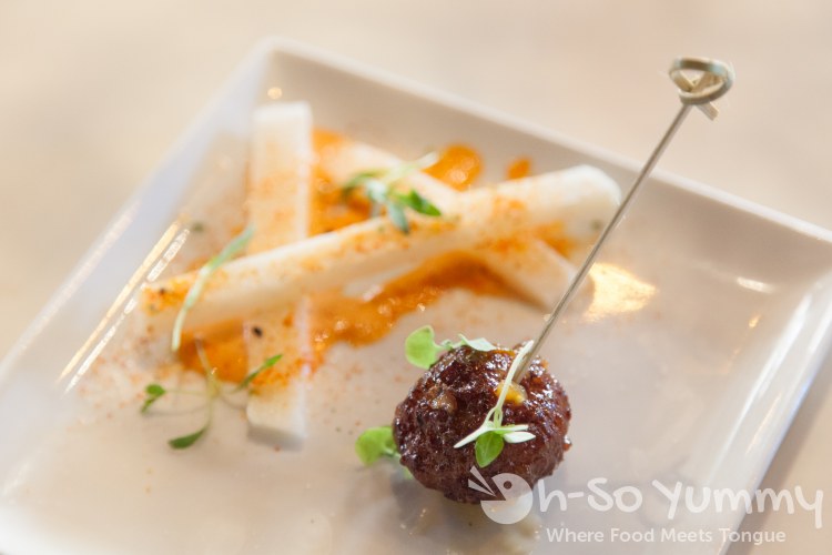 Florent - Duck and Pork Meatball Florent - Duck and Pork Meatball