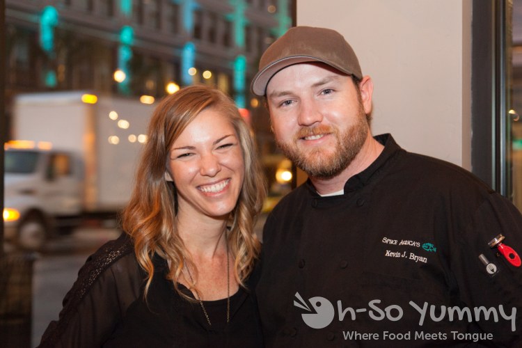 Taste of Downtown 2014 - Spike Africa's Chef Kevin Bryan and wife Taste of Downtown 2014 - Spike Africa's Chef Kevin Bryan and wife