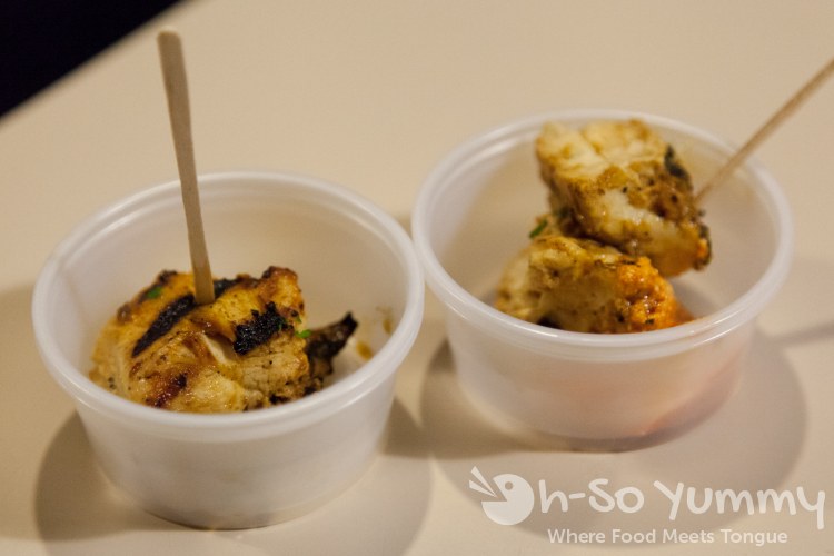 Taste of Downtown 2014 - chicken kabab at Meze Greek Fusion Taste of Downtown 2014 - chicken kabab at Meze Greek Fusion