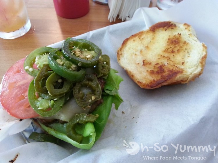 Woody's Burgers - Jalapeno Burger Woody's Burgers - Jalapeno Burger