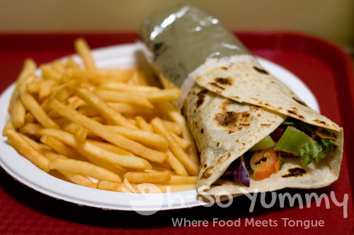 Lamb Doner with Fries Lamb Doner with Fries