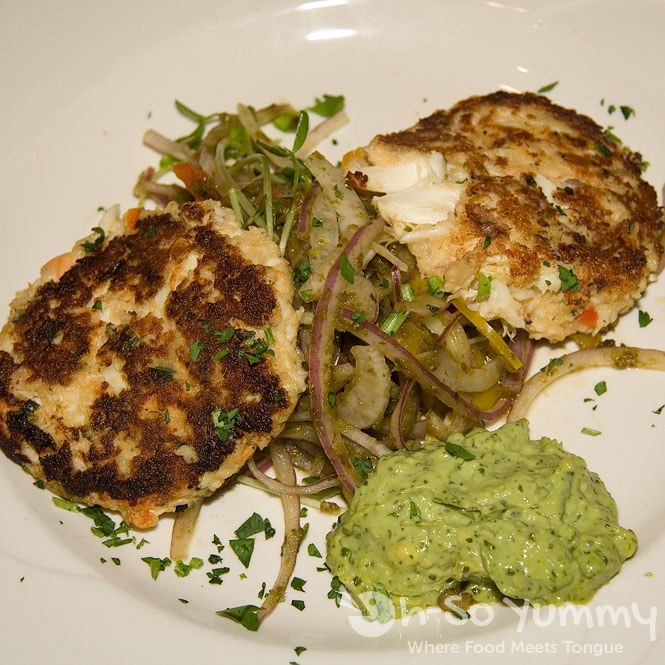 Blue Lump Crab and Salmon Cakes Blue Lump Crab and Salmon Cakes