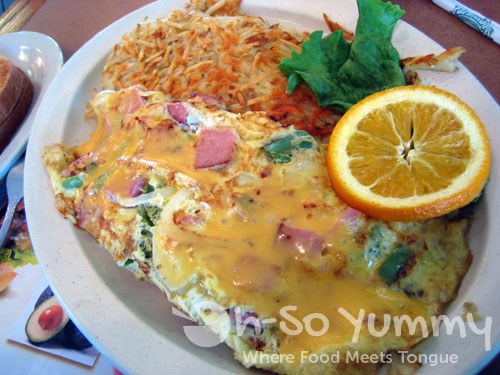 3 egg Omelette Plate - Farmer Style 3 egg Omelette Plate - Farmer Style