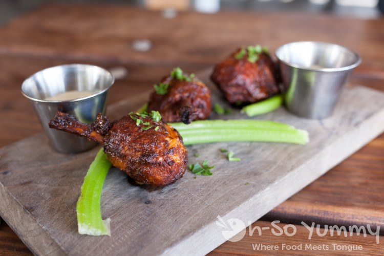 Buffalo Buttermilk Chicken Lollipops at Draft Republic in La Jolla Buffalo Buttermilk Chicken Lollipops at Draft Republic in La Jolla