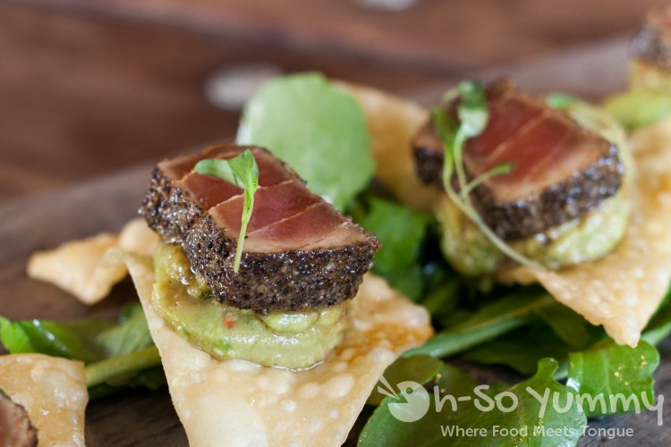 Tuna Tataki at Draft Republic in La Jolla Tuna Tataki at Draft Republic in La Jolla