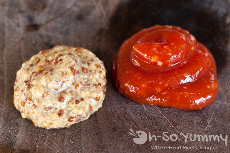 housemade mustard and ketchup housemade mustard and ketchup