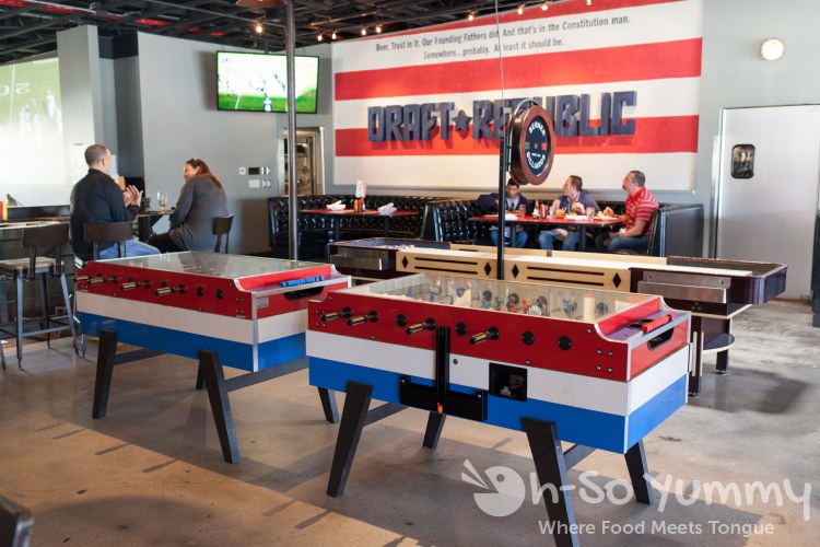 foosball at Draft Republic in La Jolla foosball at Draft Republic in La Jolla