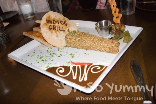 Indigo Grill - Pipian Crusted Brie Indigo Grill - Pipian Crusted Brie