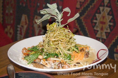 Indigo Grill - Wild Mushroom Fettecini Indigo Grill - Wild Mushroom Fettecini