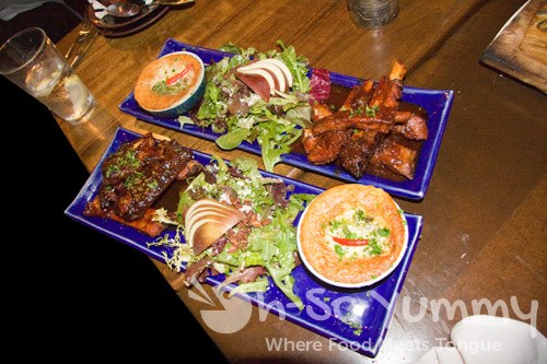 Indigo Grill - Hickory and Apple Smoked Pork Ribs Indigo Grill - Hickory and Apple Smoked Pork Ribs