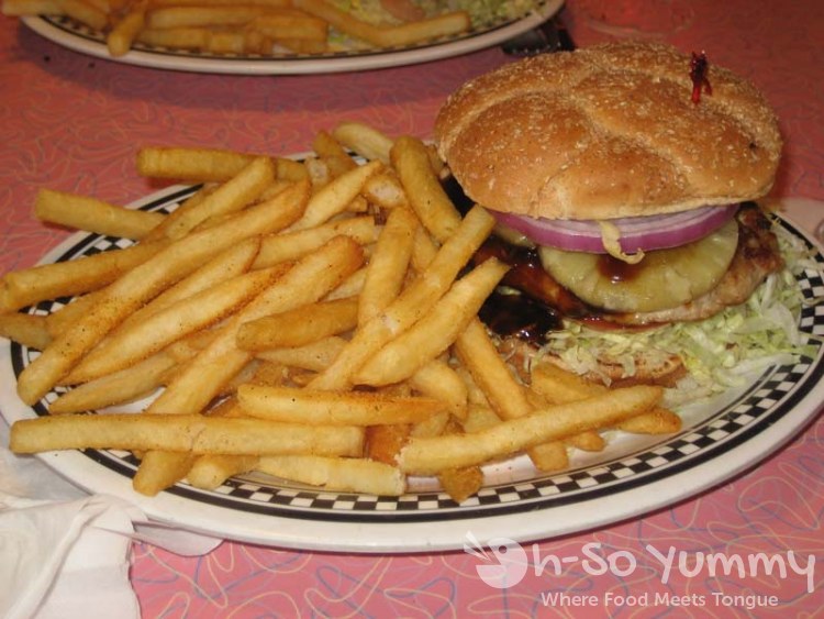 Hawaii 5-0 Turkey Burger and Fries Hawaii 5-0 Turkey Burger and Fries
