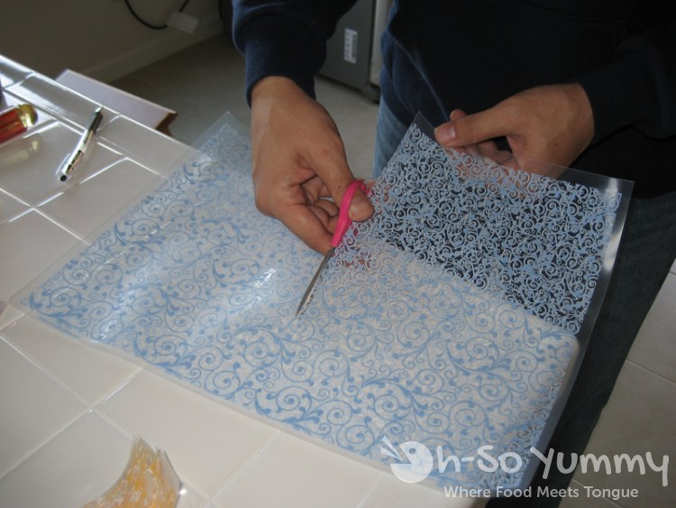 Chocolate transfer sheet Chocolate transfer sheet