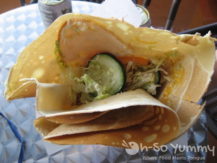 Turkey and Cheese Sandwich Crepe Turkey and Cheese Sandwich Crepe