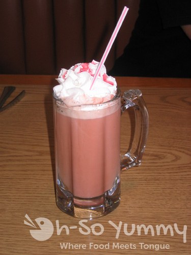 Some kind of raspberry coffee drink Some kind of raspberry coffee drink