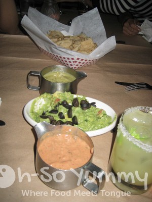 Chips with Tomatillo and Hass Avocados, Guacamole, and Habanero and Creme Fraiche Chips with Tomatillo and Hass Avocados, Guacamole, and Habanero and Creme Fraiche